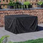 Garden Vida Black Outdoor Garden Furniture Cover Waterproof 113 x 113 x 71 cm