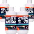 ULTIMA-PLUS XP Hot Tub & Spa Anti Foam - Removes Surface Foam Quickly and Easily - Suitable For All Hot Tubs 4L