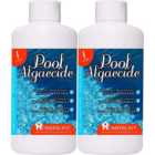 Homefront Pool Algaecide - Removes Algae From Pools, Hot Tubs and Spas - Prevents Regrowth for Hygienic and Cleaner Water 2L