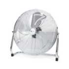 14 Inch Chrome Gym Floor Fan with 3 speed settings