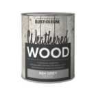 Rust-Oleum Ash Grey Matt Weathered Wood Paint 750ml