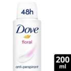 Dove Women Antiperspirant Deodorant Floral Aerosol 200ml