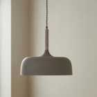 Pacific Lifestyle Anke Grey Pendant Ceiling Fitting