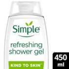 Simple Shower Gel Refreshing 450ml