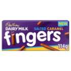 Cadbury Salted Caramel Fingers 114g