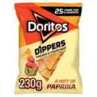 Doritos Dippers Hint Of Paprika Sharing Tortilla Chips Crisps 230g