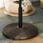 Outsunny 25KG Patio Weighted Umbrella Base Parasol Holder Outdoor Stand