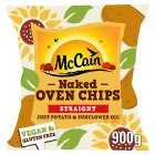 McCain Naked Oven Chips Straight, 900g