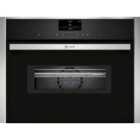 NEFF C17MS32H0B N90 Microwave & Home Connect Compact Oven - Stainless Steel