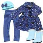 Sophia's By Teamson Kids Winter Outfit With Boots For 14.5" Dolls Blue