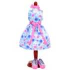 Sophia's By Teamson Kids Satin Floral Dress And Shoes For 14.5" Dolls Pink/Blue