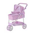Olivia's Little World Twinkle Stars Princess 2-in-1 Baby Doll Stroller Purple