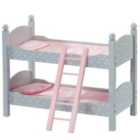 Olivia's Little World Polka Dots Princess Double Bunk Bed For 18" Dolls Gray