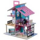 Teamson Kids 360 Pop Dollhouse With 12 Accessories Multicolour