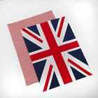 Kings Coronation Union Jack Design Cotton Set Of 2 Tea Towels