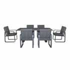 Handpicked Babingley 6 Seat Outdoor Dining Set - Anthracite Grey