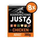Harringtons Dog Just 6 Wet Chicken 8 x 380g