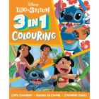 Igloobooks Disney Lilo & Stitch, 3 in 1 Colouring