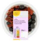 Morrisons Black Olives With Sundried Tomatoes 220g