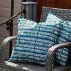 Streetwize Outdoor Pair of Scatter Cushions Teal Fern
