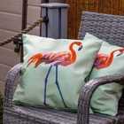 Streetwize Outdoor Pair of Scatter Cushions Solo Flamingo