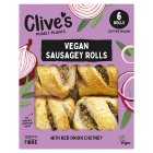 Clive's Vegan Sausagey Rolls with Red Onion Chutney, 160g