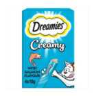 Dreamies Creamy Cat Treats With Salmon 4 x 10g