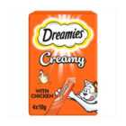 Dreamies Creamy Cat Treats With Chicken 4 x 10g
