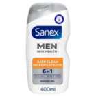 Sanex Men Skin Health Deep Clean Shower Gel 400ml