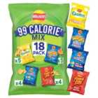 Walkers 99 Calorie Mix Multipack Snacks Crisps 18 per pack
