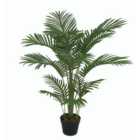 Requena Artificial Tree with Lifelike Leaves Replica Artificial Plant Black Plastic Pot 95cm Tall OAK3053