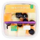 Waitrose Melon Chunks & Black Grape, 300g