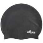 Swimtech Silicone Swim Cap (black) Discontinued