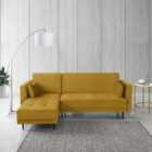 Selma Velvet Corner sofa bed