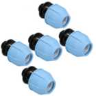 25mm x 3/4" MDPE Male Adapter Compression Coupling Fitting Water Pipe 5PK