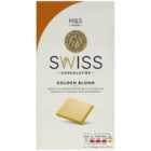M&S Swiss Golden Blond Chocolate Bar 125g