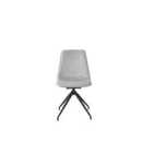 Out & Out Piper Swivel Chair - Grey Velvet