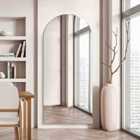 MirrorOutlet The Arcus Frameless Arched Leaner-Wall Mirror 74" x 33" (190cm x 85cm)
