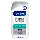 Sanex Mens Sensitive Shower Gel 400ml, 400ml