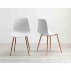 Out & Out Talisa Dining Chairs White - Set Of 2