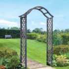 Hanging Garden Woodland Arch - Grey