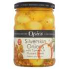 Opies Silverskin Onions With Turmeric & Mustard Seeds (370g) 370g