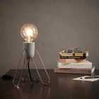 Teamson Home Stylish Led Bedside Table Lamp Rose Gold Modern Lighting Vn-l00022-UK