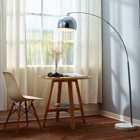 Teamson Home Arquer Curved Floor Lamp Chrome 170Cm Modern Lighting Vn-l00010-UK