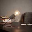 Teamson Home Stylish Led Bedside Table Lamp Rose Gold Modern Lighting Vn-l00023-UK