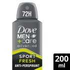 Dove Men Deodorant Sport Fresh, 200ml