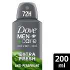 Dove Men Deodorant Extra Fresh, 200ml