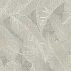 Belgravia Décor Anaya Leaf Textured Wallpaper Grey