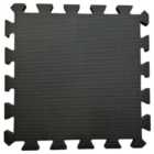 Warm Floor Black Interlocking Floor Tiles for Garden Buildings - 12 x 12ft & 18 x 8ft