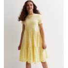 KIDS ONLY Yellow Stripe Peplum Dress